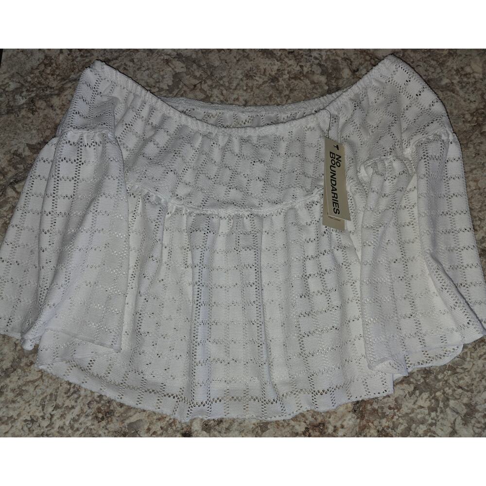 No Boundries Open Beach Swimsuit Cover Up Large NWT